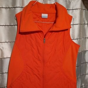 Ladies coral vest sz by Columbia